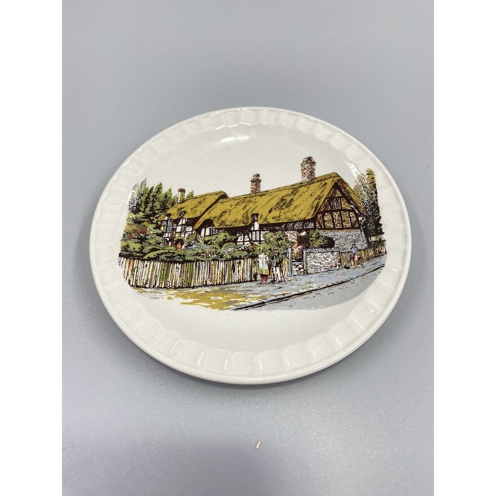 Vintage Souvenir Plate 5” Royal Falcon Ironstone Weatherby Hanley‎ England